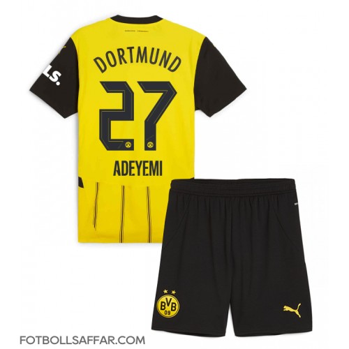 Borussia Dortmund Karim Adeyemi #27 Hemmadräkt Barn 2024-25 Kortärmad (+ Korta byxor)